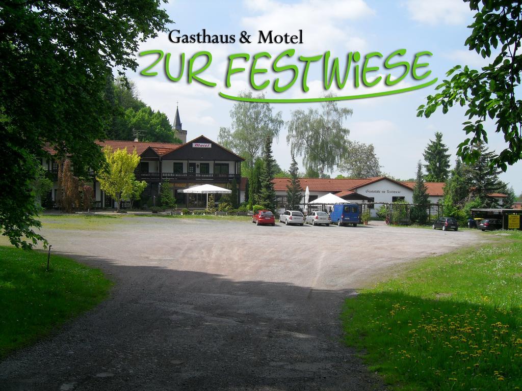 Motel Zur Festwiese Gierstädt Zewnętrze zdjęcie